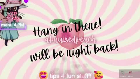 abruisedpeach Momentaufnahme des Live-Raums auf Chaturbate