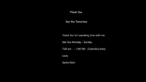 sashaklein momentopname van live room op Chaturbate
