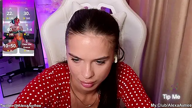 AlexaAimee captura da sala ao vivo na Stripchat