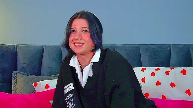AnneAvelin momentopname van live room op Stripchat