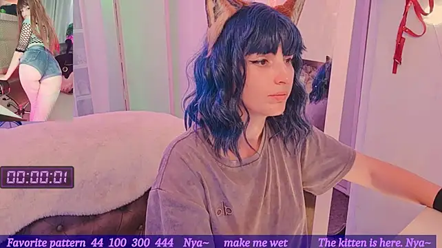 Elli3cat Momentaufnahme des Live-Raums auf Stripchat