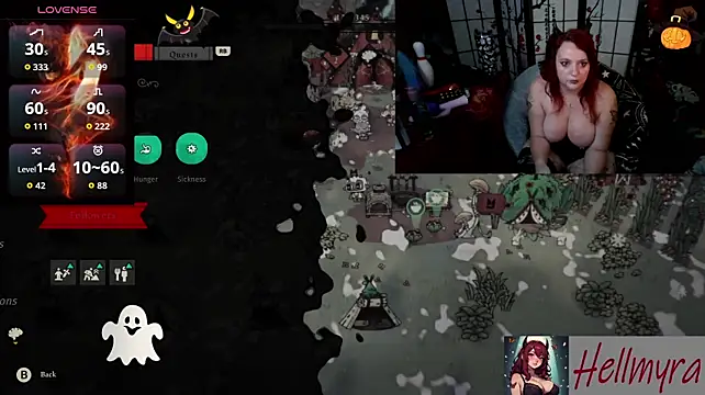 Hellmyra Momentaufnahme des Live-Raums auf Stripchat