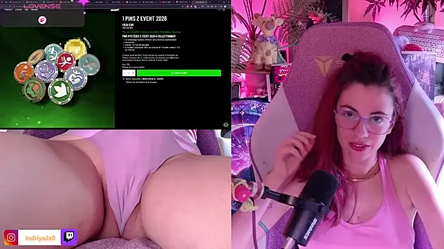 Indriya2x0 captura de la sala en vivo en Stripchat
