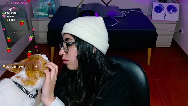LenaRoses captura de la sala en vivo en Stripchat