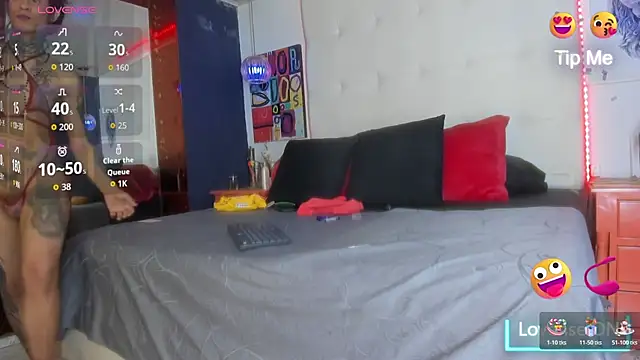 Pandora_Rey2 Momentaufnahme des Live-Raums auf Stripchat
