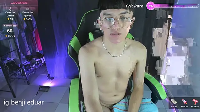 benji_hoter captura de la sala en vivo en Stripchat