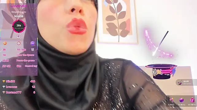 hanajameela momentopname van live room op Stripchat