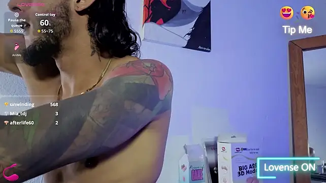 jonashete live room snapshot on Stripchat